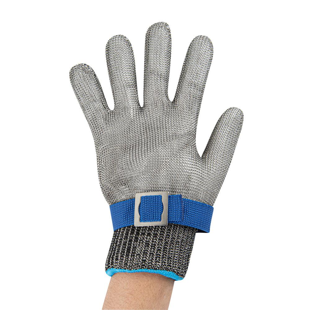 Life Protector Fiber / Stainless Steel Mesh Large Cut-Resistant Glove - Level 9, Food Safe - 9 3/4" x 4 1/4" - 1 count box