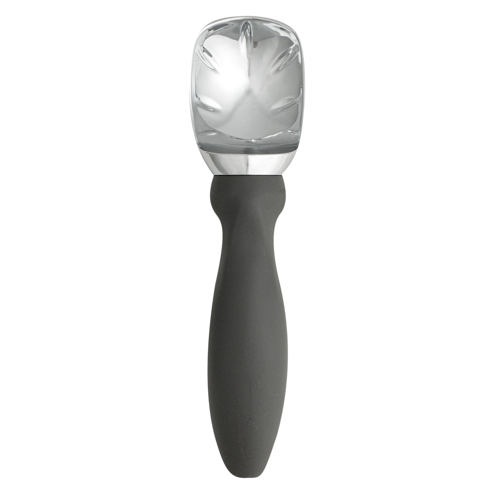 Comfy Grip Gray Metal Ice Cream Scoop - 7 3/4" x 2" x 1 3/4" - 1 count box