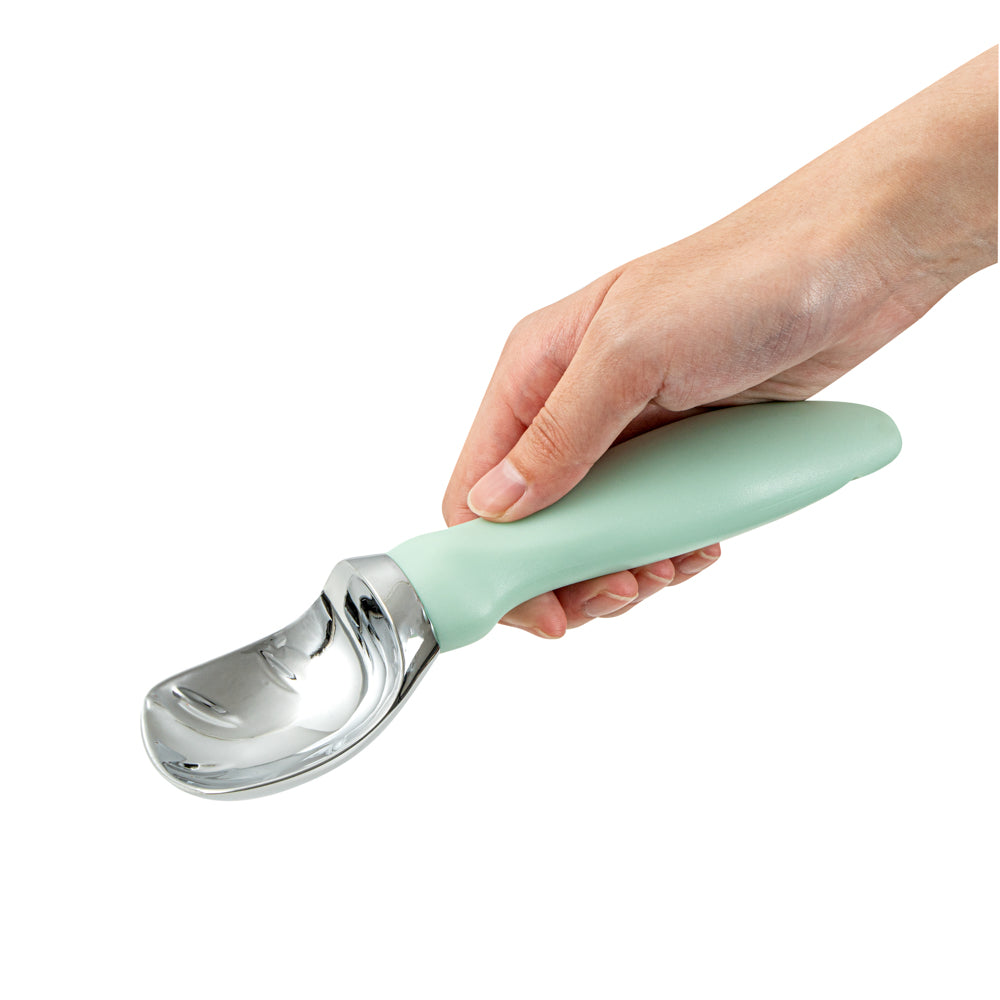 Comfy Grip Teal Metal Ice Cream Scoop - 7 3/4" x 2" x 1 3/4" - 1 count box