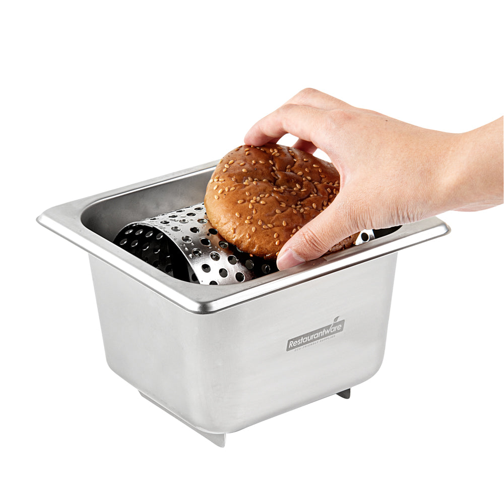 Met Lux White Stainless Steel Butter Wheel / Spreader - 10 1/4" x 10 1/4" x 10 1/4" - 1 count box