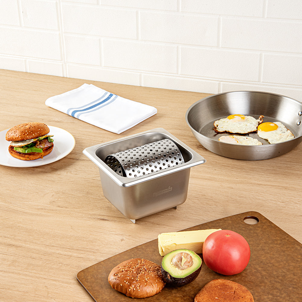 Met Lux White Stainless Steel Butter Wheel / Spreader - 10 1/4" x 10 1/4" x 10 1/4" - 1 count box