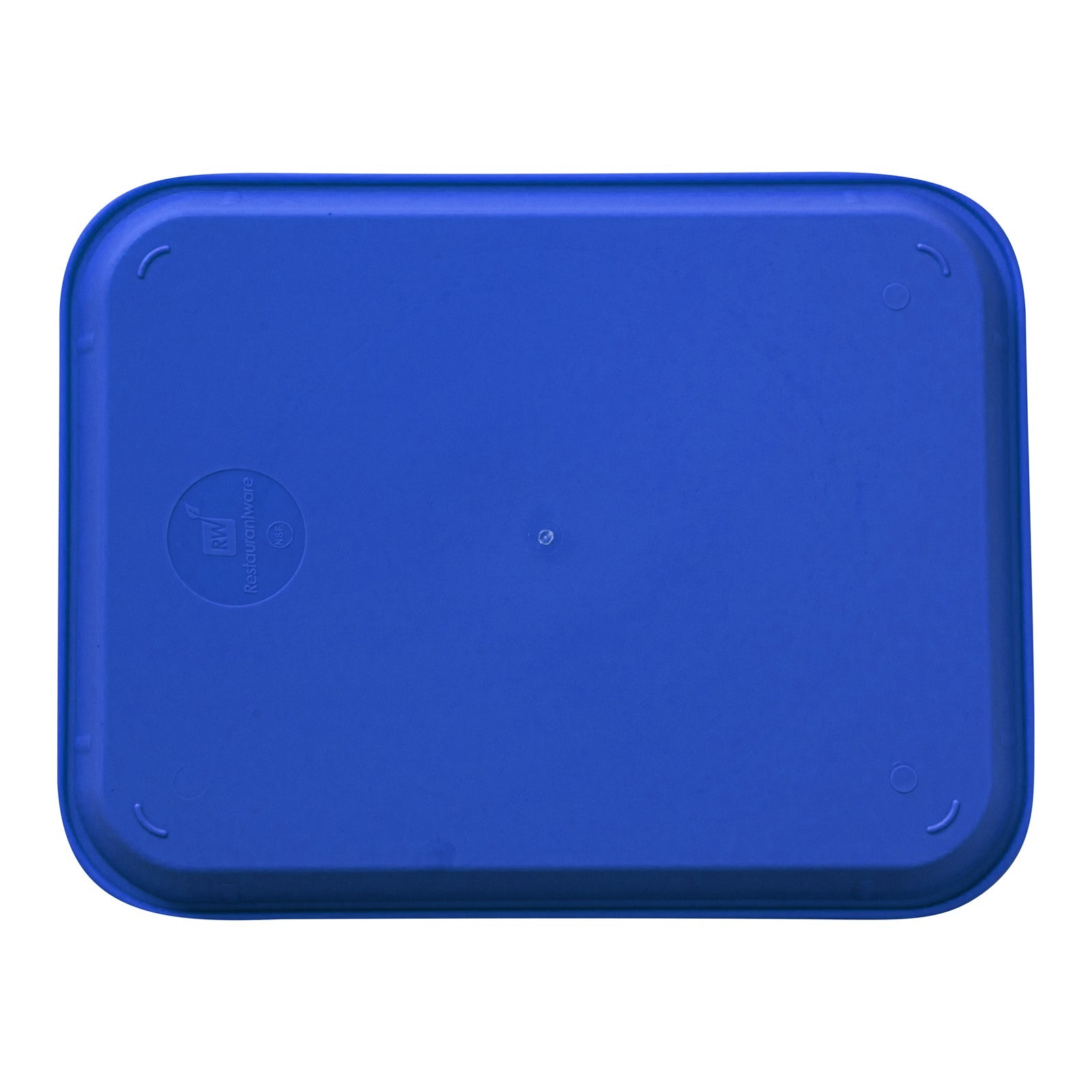 Chef 101 Rectangle Blue Plastic Fast Food Tray - 10" x 14" - 1 count box