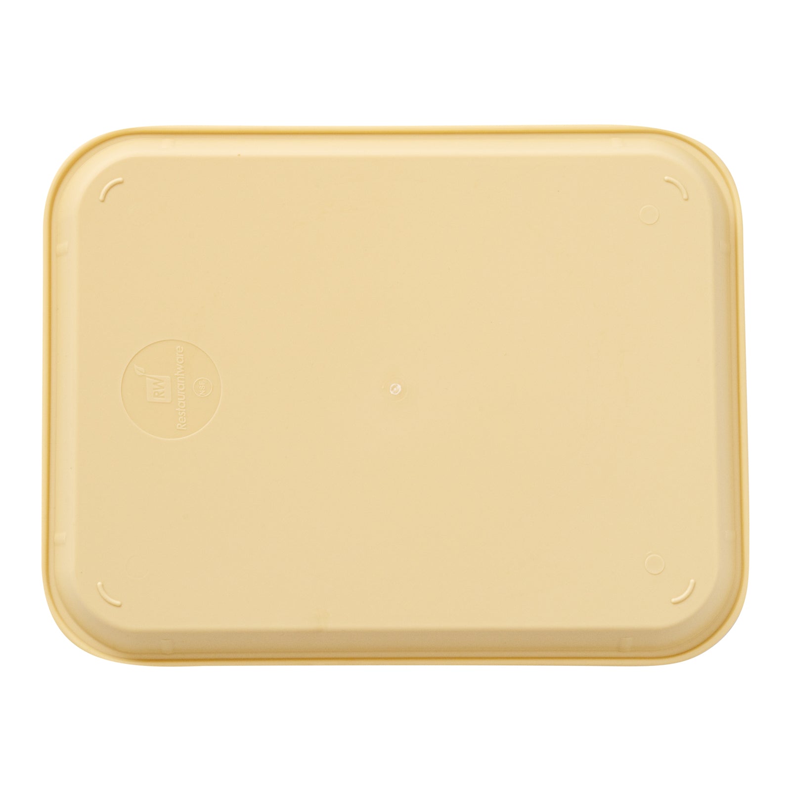Chef 101 Rectangle Beige Plastic Fast Food Tray - 14" x 18" - 10 count box