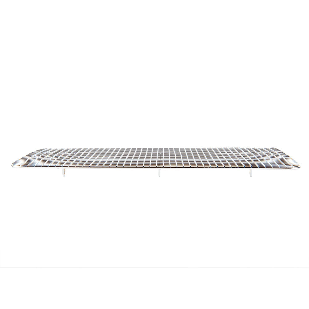 Met Lux Stainless Steel Footed Wire Cooling Rack - For Half Size Sheet Pan - 11 3/4 x 17" - 1 count box