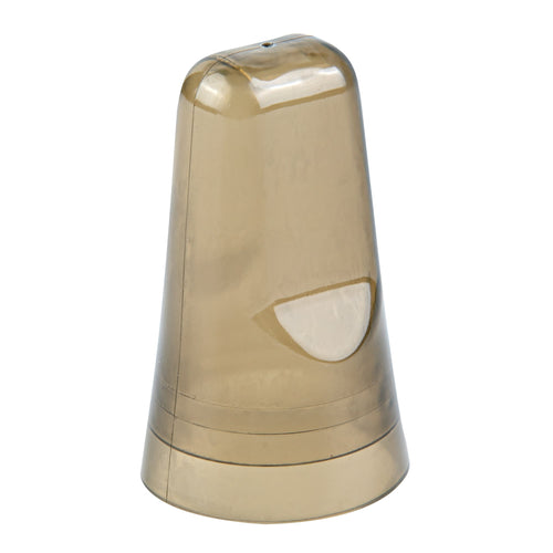 Bar Lux Translucent Plastic Liquor Pourer Cover - Universal - 1 3/4" x 1 3/4" x 3" - 10 count box