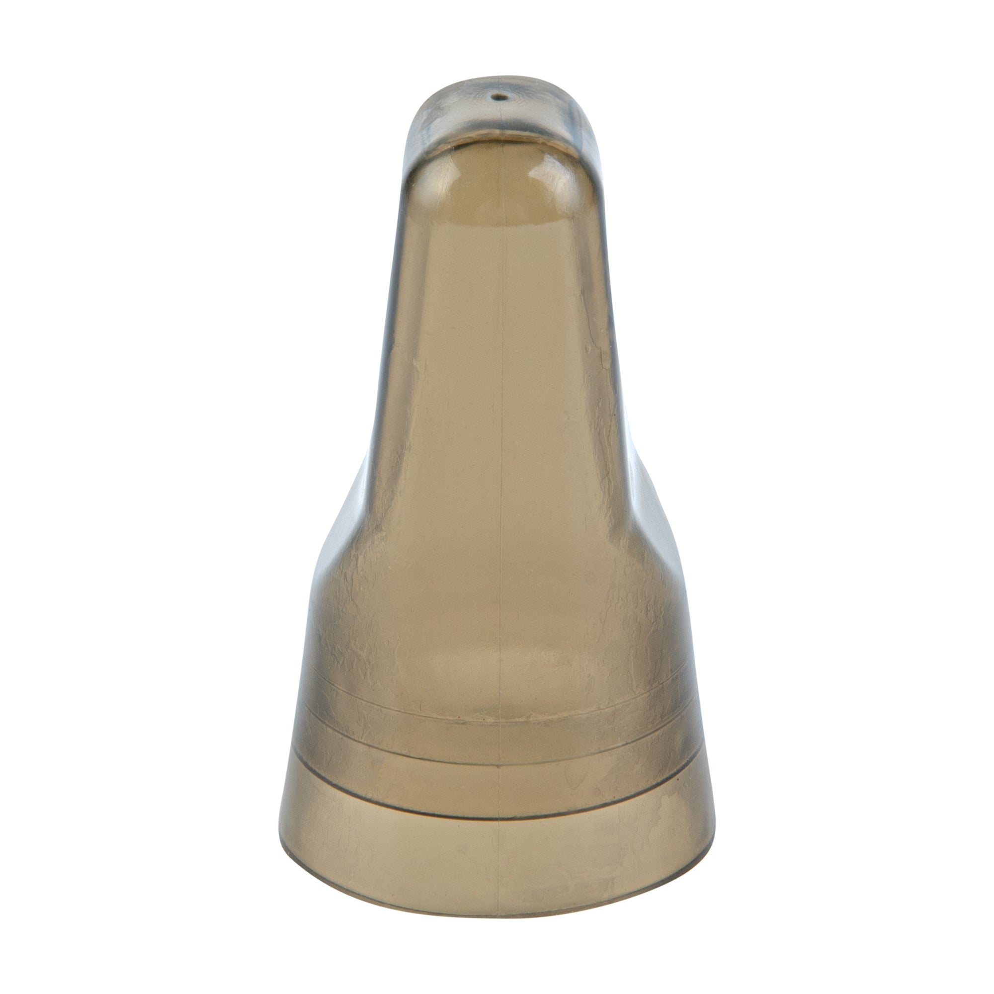 Bar Lux Translucent Plastic Liquor Pourer Cover - Universal - 1 3/4" x 1 3/4" x 3" - 10 count box