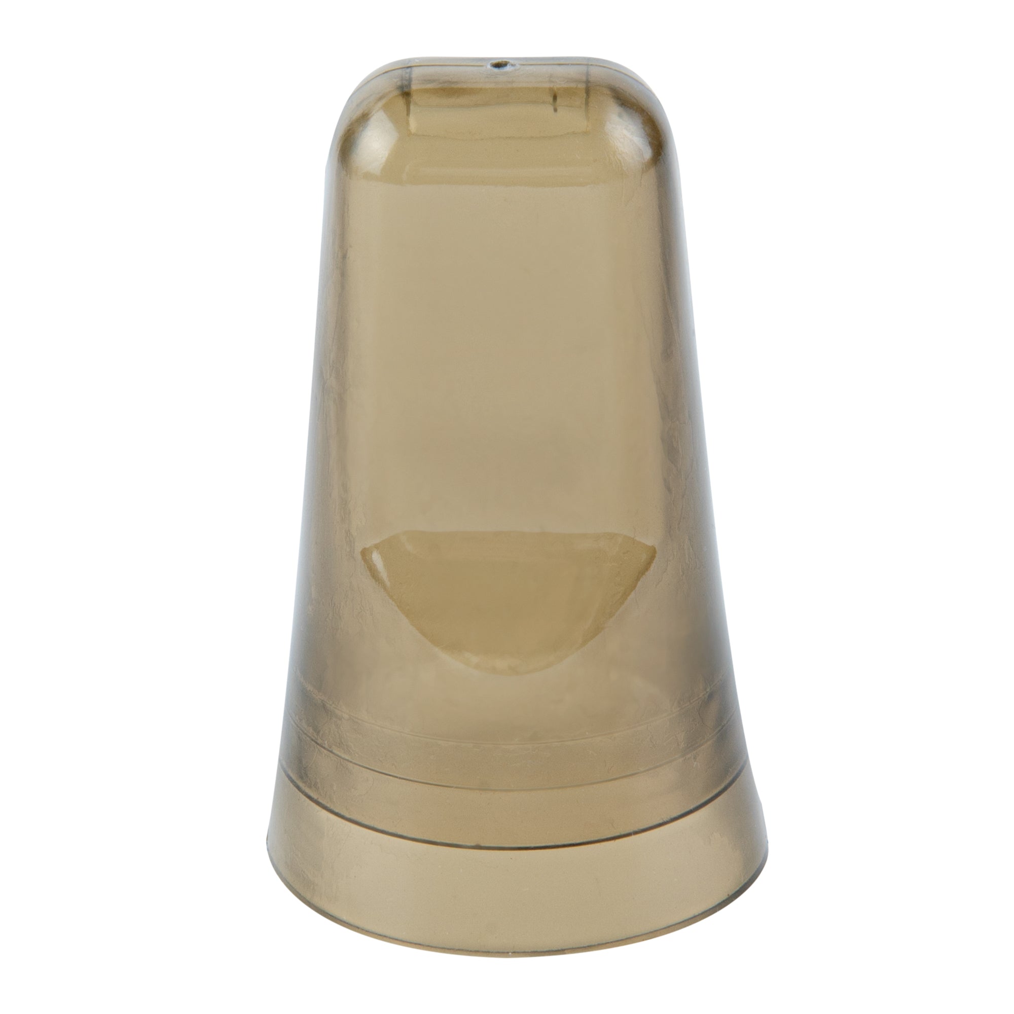 Bar Lux Translucent Plastic Liquor Pourer Cover - Universal - 1 3/4" x 1 3/4" x 3" - 100 count box