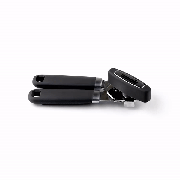 Comfy Grip Black Stainless Steel Can Opener - 7 3/4" x 2" x 2 1/4" - 1 count box
