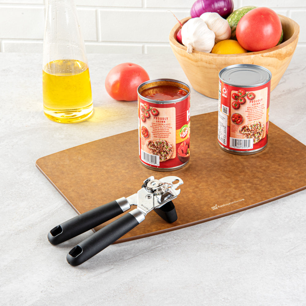 Comfy Grip Black Stainless Steel Can Opener - 7 3/4" x 2" x 2 1/4" - 1 count box