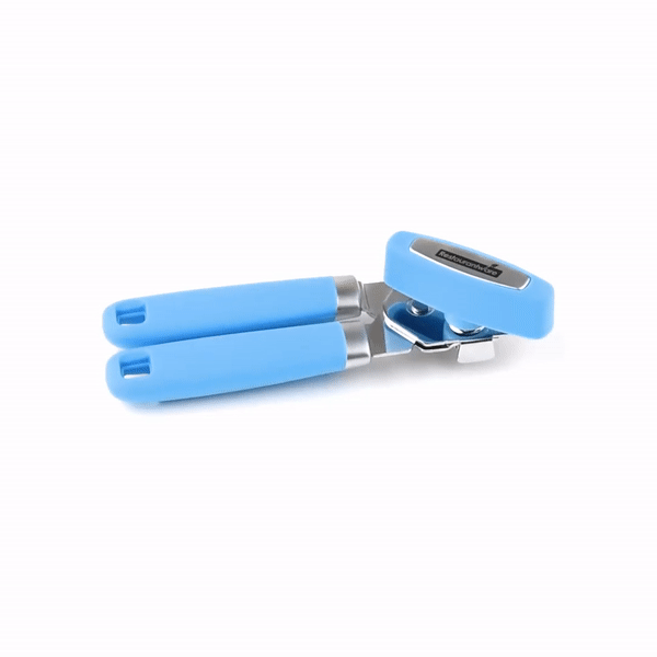Comfy Grip Blue Stainless Steel Can Opener - 7 3/4" x 2" x 2" - 1 count box