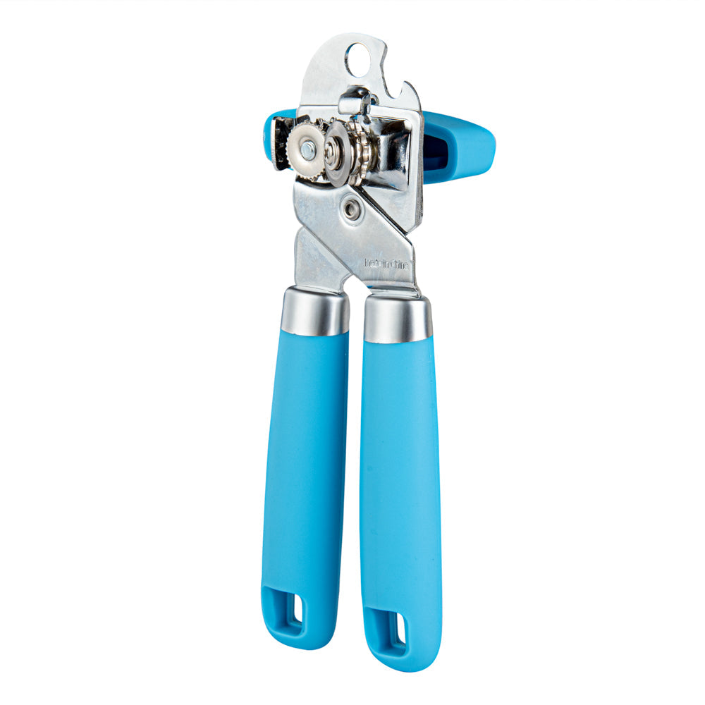 Comfy Grip Blue Stainless Steel Can Opener - 7 3/4" x 2" x 2" - 1 count box