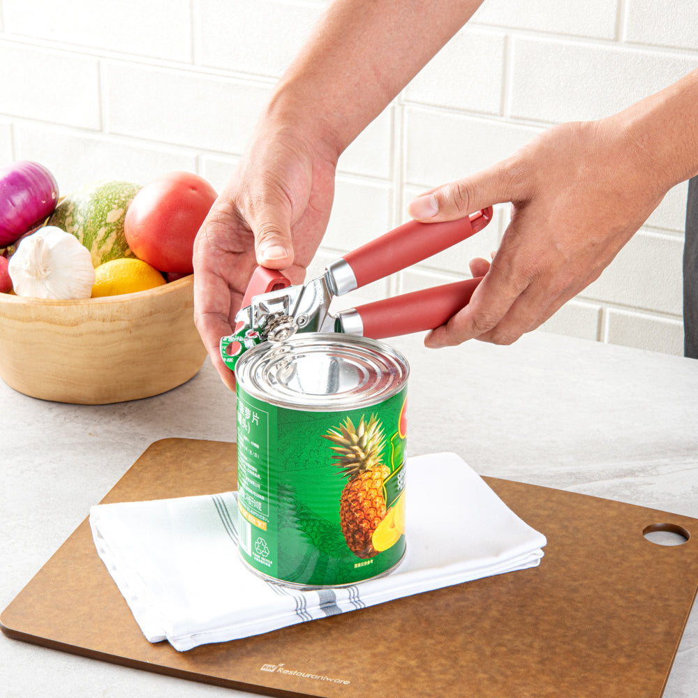 Comfy Grip Red Stainless Steel Can Opener - 7 3/4" x 2" x 2 1/4" - 1 count box