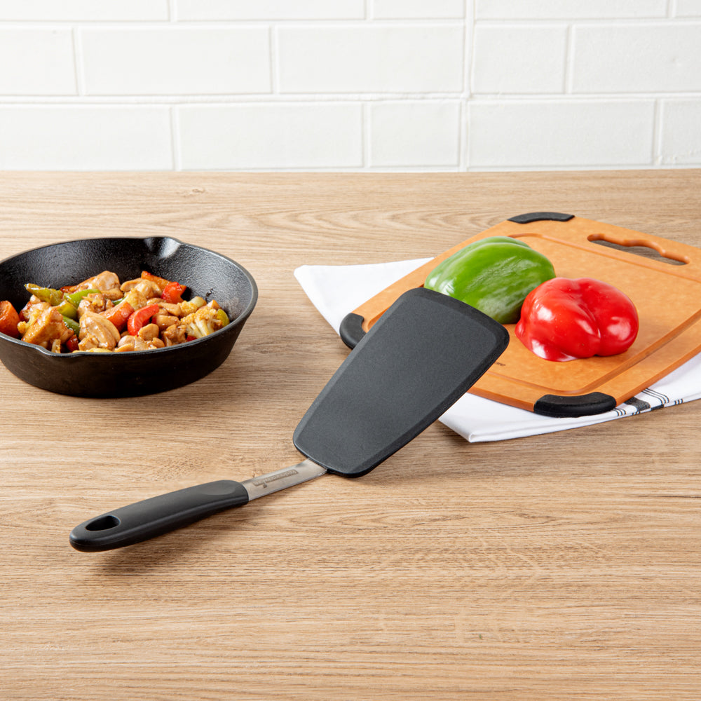 Comfy Grip Black Silicone Solid Turner - 13 1/4" - 1 count box