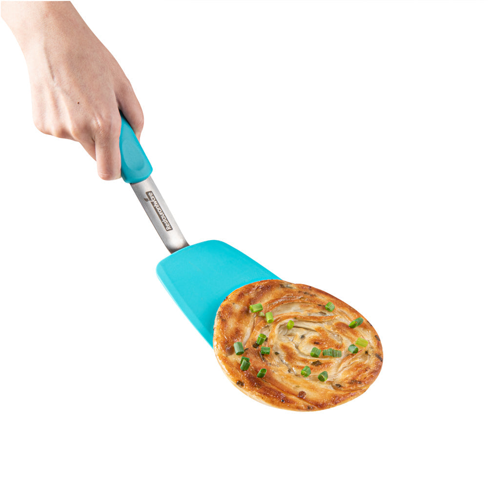 Comfy Grip Turquoise Silicone Solid Turner - 13 1/4" - 1 count box