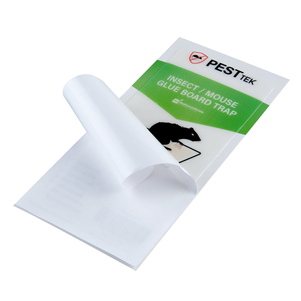 Pest Tek Paper Insect / Mouse Glue Board Trap - Set of 24 - 11" x 5 1/4" - 1 count box
