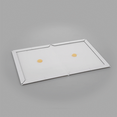 Pest Tek Paper Glue Board Trap - for Rat, Mouse, Snake and Roach - 8 1/2" x 6 1/2" x 1/2" - 1 count box