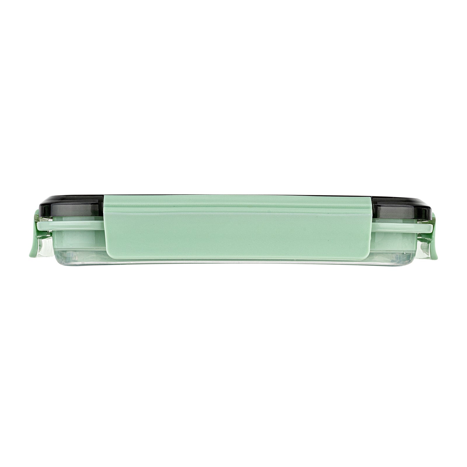 Fresh Hero 40 oz Green Plastic Airtight Food Storage Container - with Vented Lid, Collapsible - 8 1/4" x 6" x 3" - 1 count box