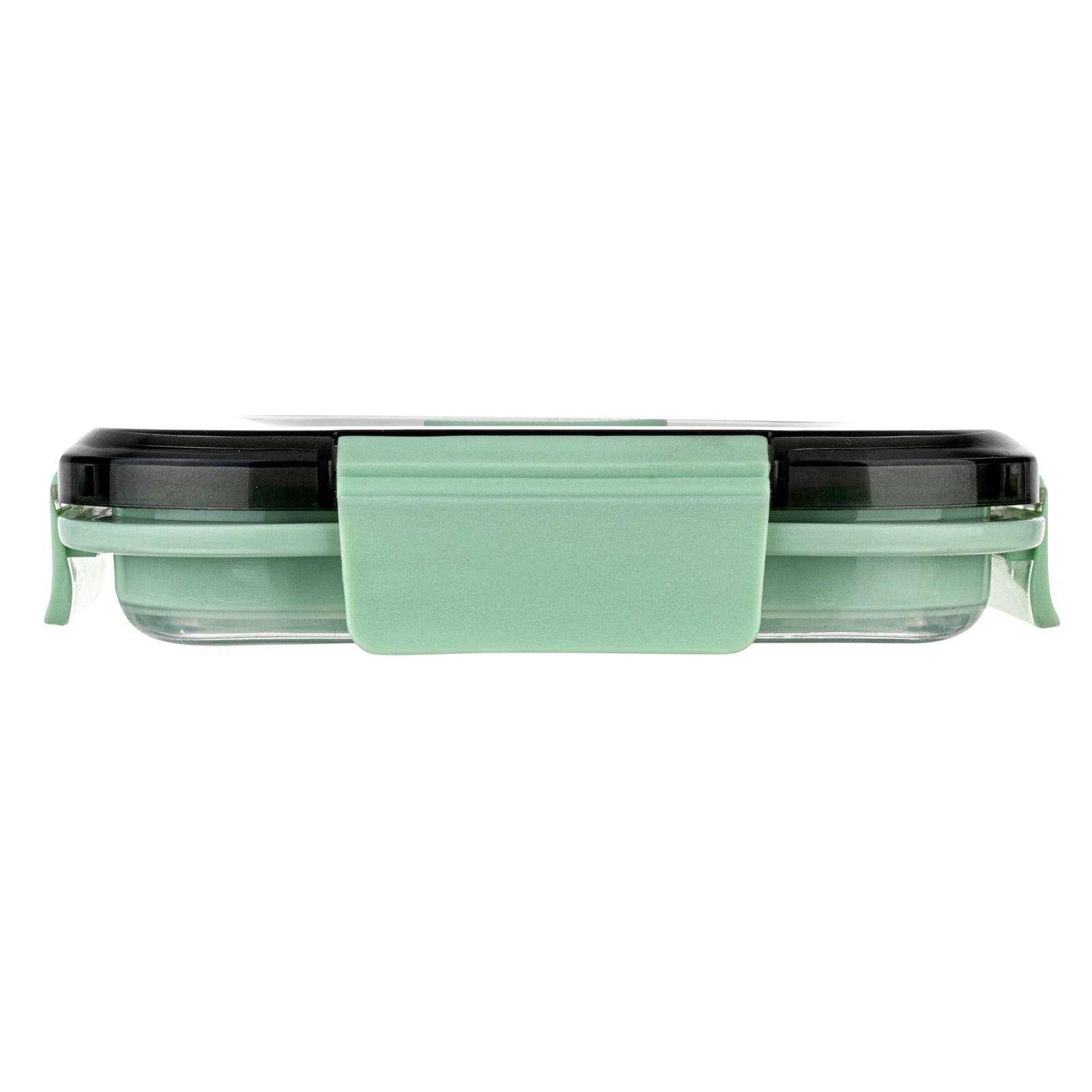 Fresh Hero 24 oz Green Plastic Airtight Food Storage Container - with Vented Lid, Collapsible - 6" x 6" x 2 3/4" - 1 count box