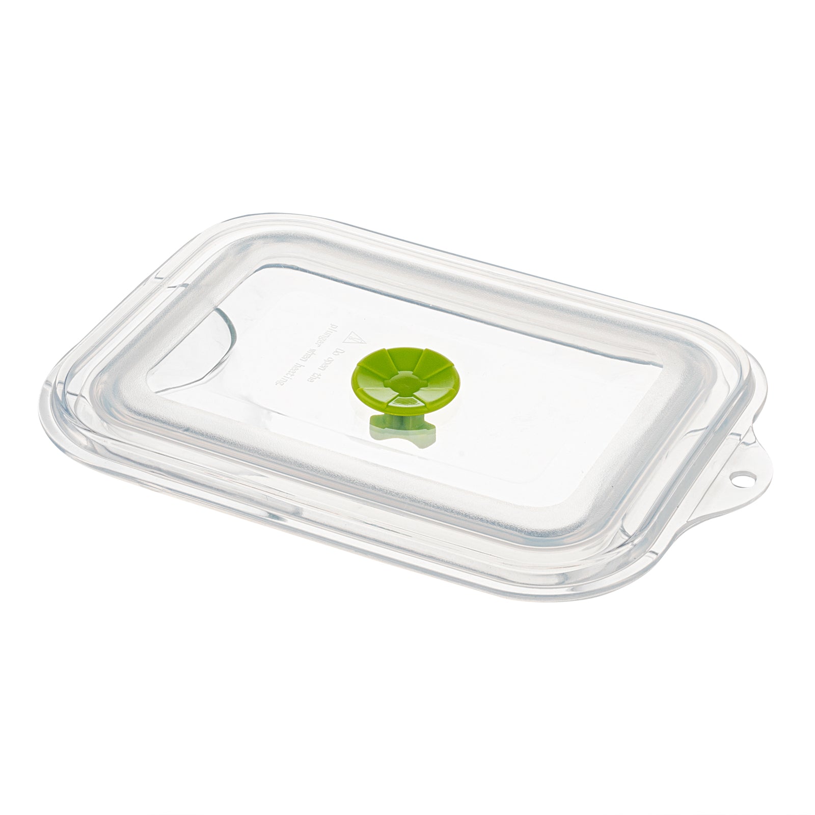 Fresh Hero 32 oz Green Silicone Airtight Food Storage Container - with Vented Lid, Collapsible - 7 3/4" x 5 1/2" x 2 3/4" - 1 count box