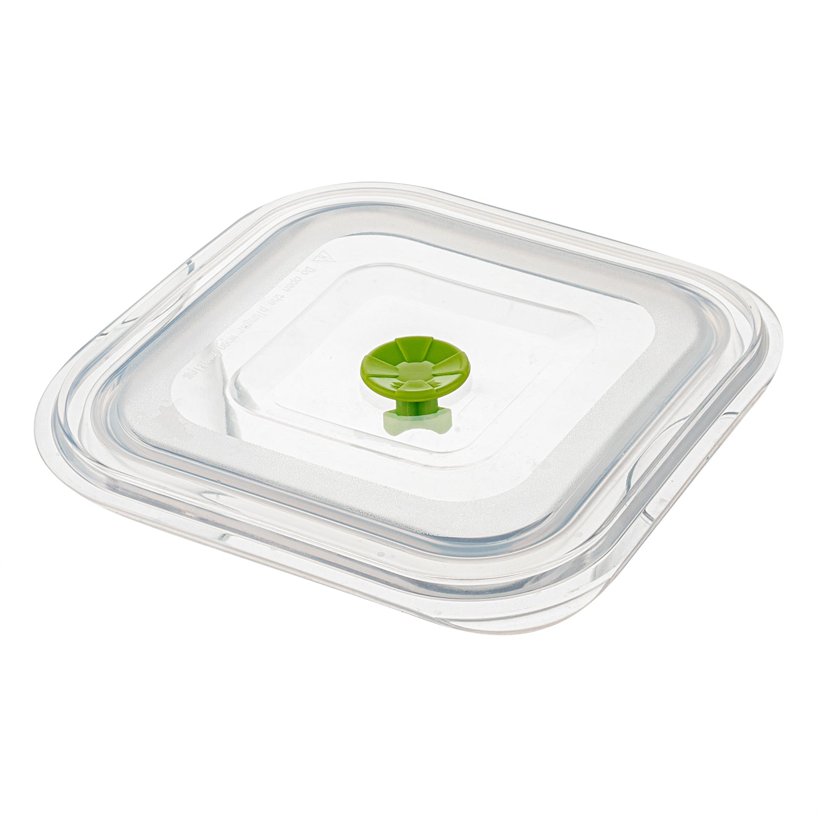Fresh Hero 37 oz Green Silicone Airtight Food Storage Container - with Vented Lid, Collapsible - 7" x 7" x 3" - 1 count box