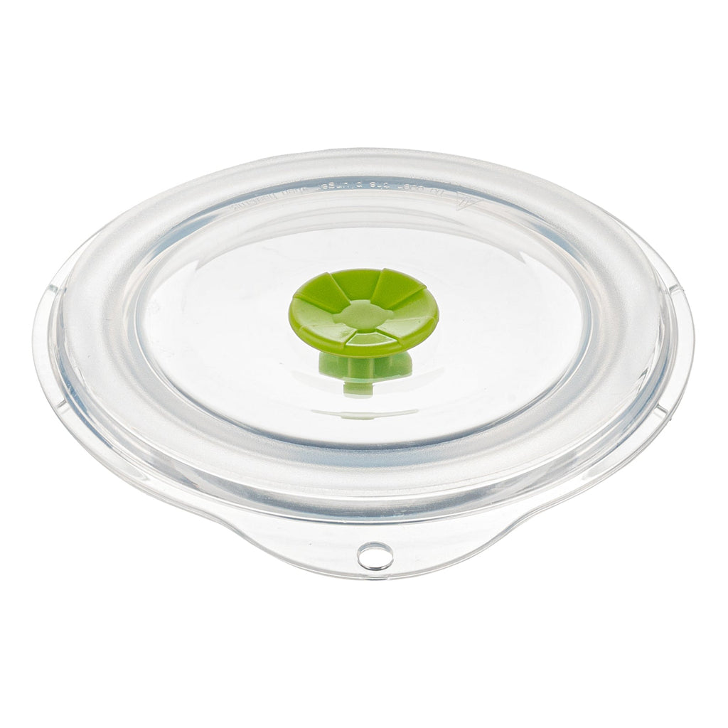 Fresh Hero 16 oz Green Silicone Airtight Food Storage Container - with Vented Lid, Collapsible - 5 3/4" x 5 3/4" x 2 3/4" - 1 count box