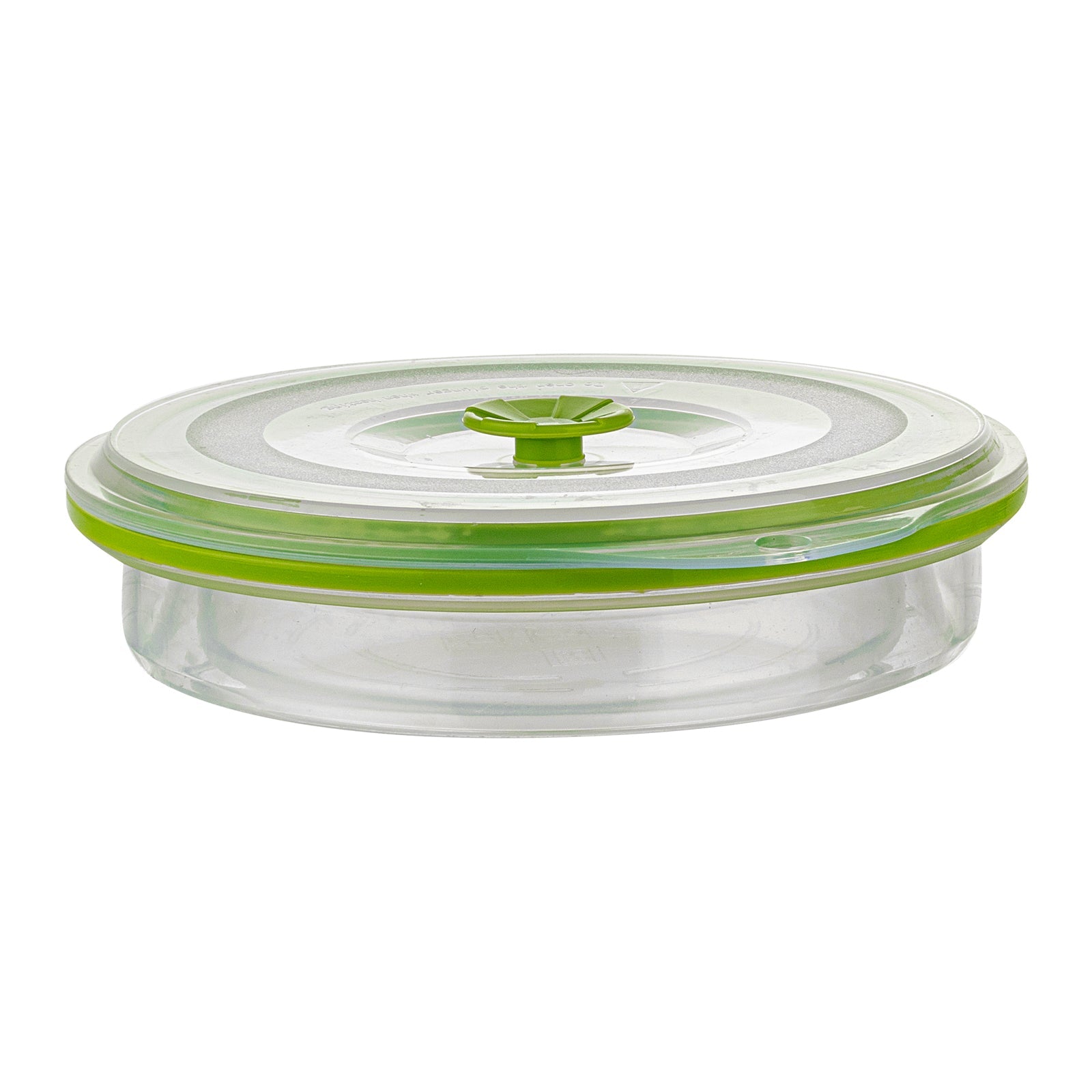Fresh Hero 31 oz Green Silicone Airtight Food Storage Container - with Vented Lid, Collapsible - 7" x 7" x 3" - 20 count box