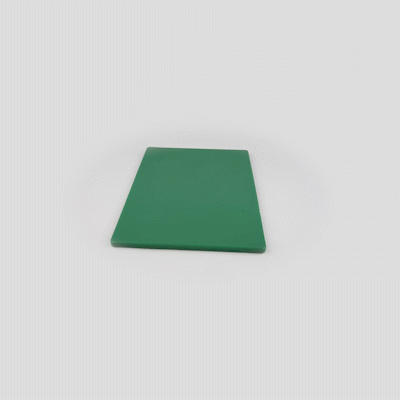 Chef 101 Green Plastic Cutting Board - 18" x 12" - 1 count box