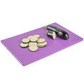 Chef 101 Purple Plastic Cutting Board - 18" x 12" - 1 count box
