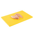 Chef 101 Yellow Plastic Cutting Board - 18" x 12" - 1 count box