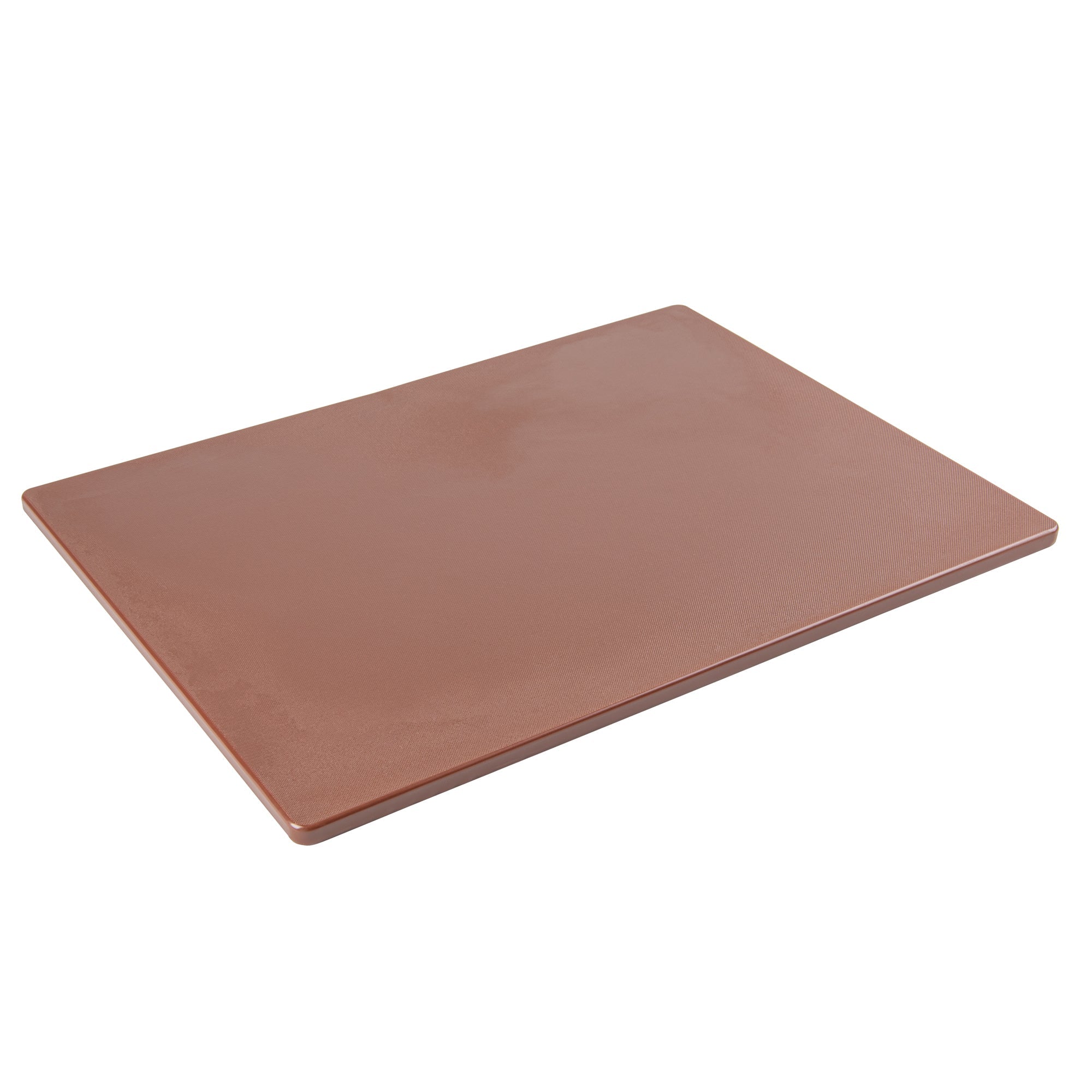 Chef 101 Brown Plastic Cutting Board - 20" x 15" - 10 count box