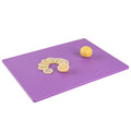 Chef 101 Purple Plastic Cutting Board - 20" x 15" - 10 count box