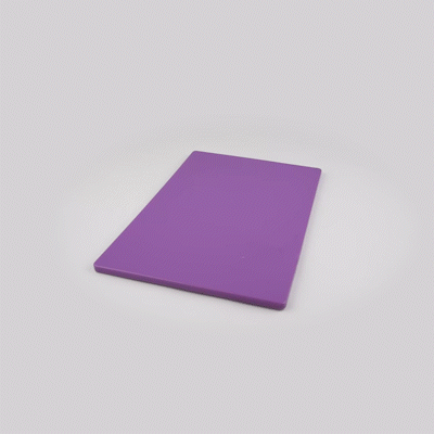 Chef 101 Purple Plastic Cutting Board - 20" x 15" - 10 count box