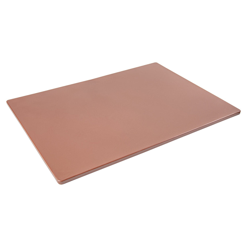 Chef 101 Brown Plastic Cutting Board - 24" x 18" - 1 count box