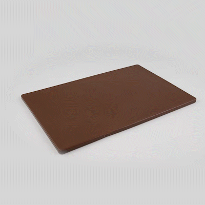 Chef 101 Brown Plastic Cutting Board - 24" x 18" - 1 count box
