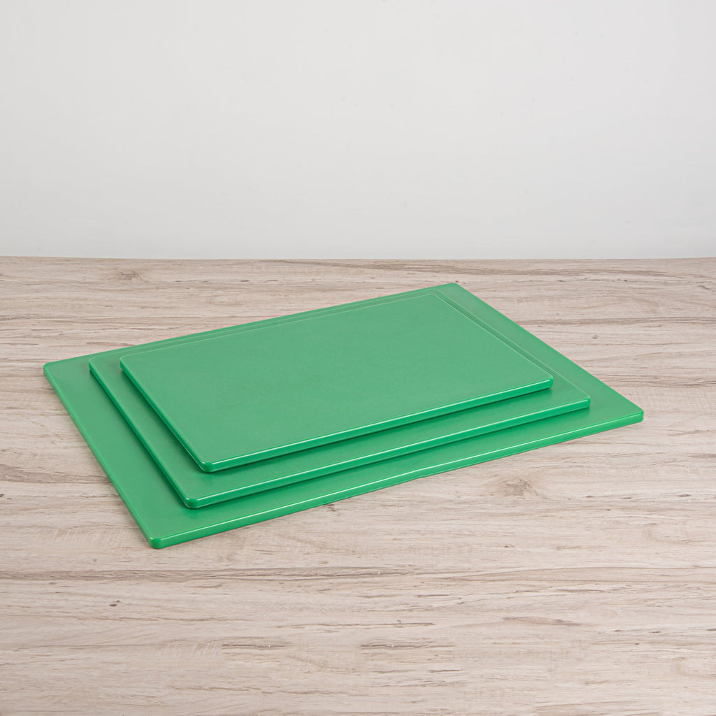 Chef 101 Green Plastic Cutting Board - 24" x 18" - 1 count box
