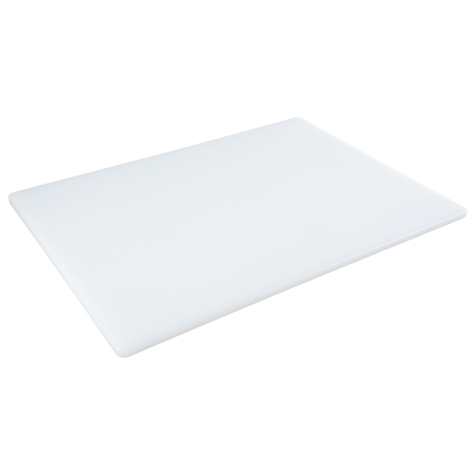 Chef 101 White Plastic Cutting Board - 24" x 18" x 1/2" - 1 count box