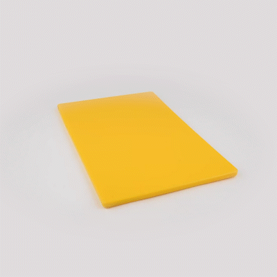 Chef 101 Yellow Plastic Cutting Board - 24" x 18" - 1 count box