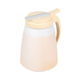 Chef 101 48 oz Beige Plastic All Purpose / Syrup Dispenser - 5 3/4" x 5" x 6 3/4" - 1 count box