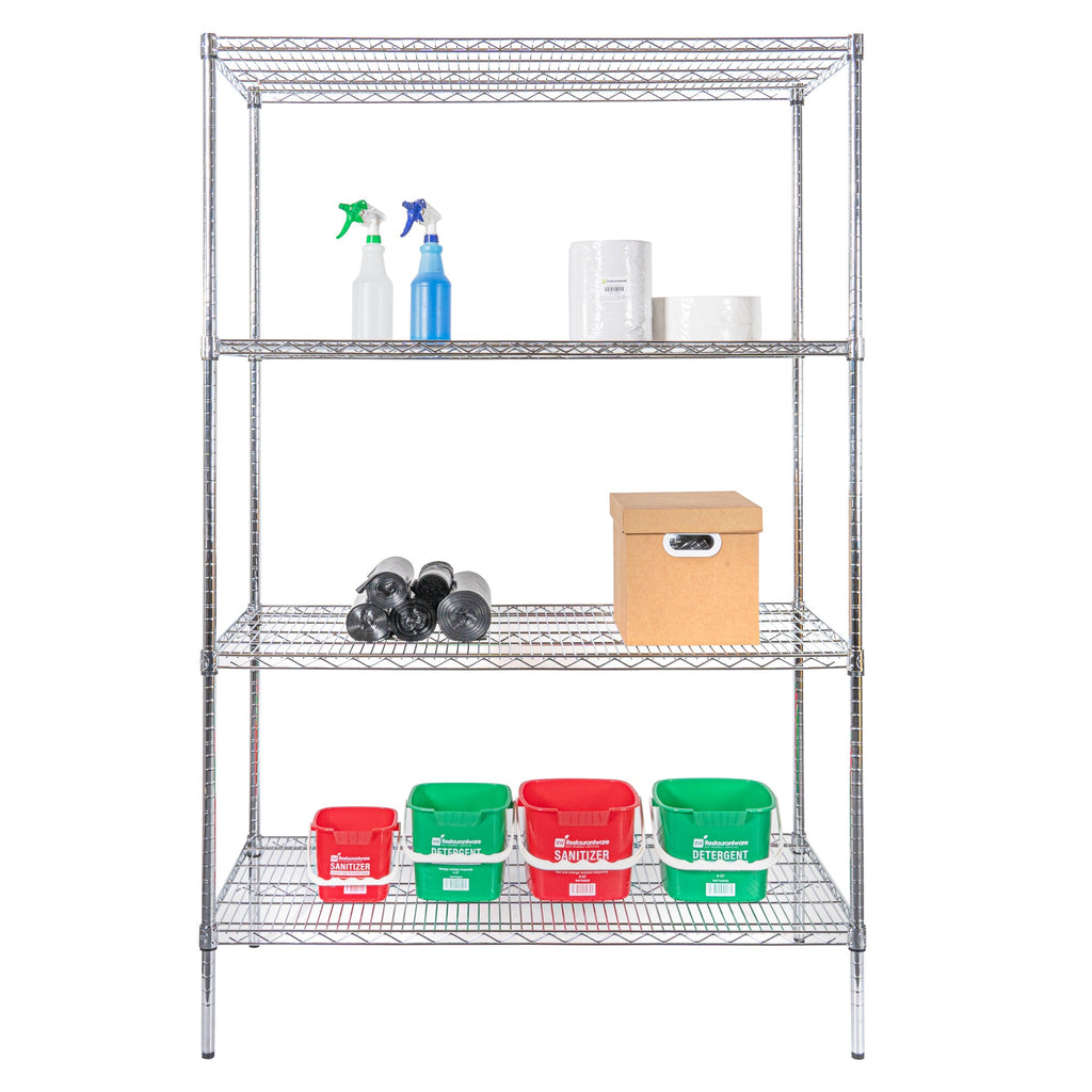 Chef 101 NSF Chrome Shelf - 18" x 48" - 4 count box