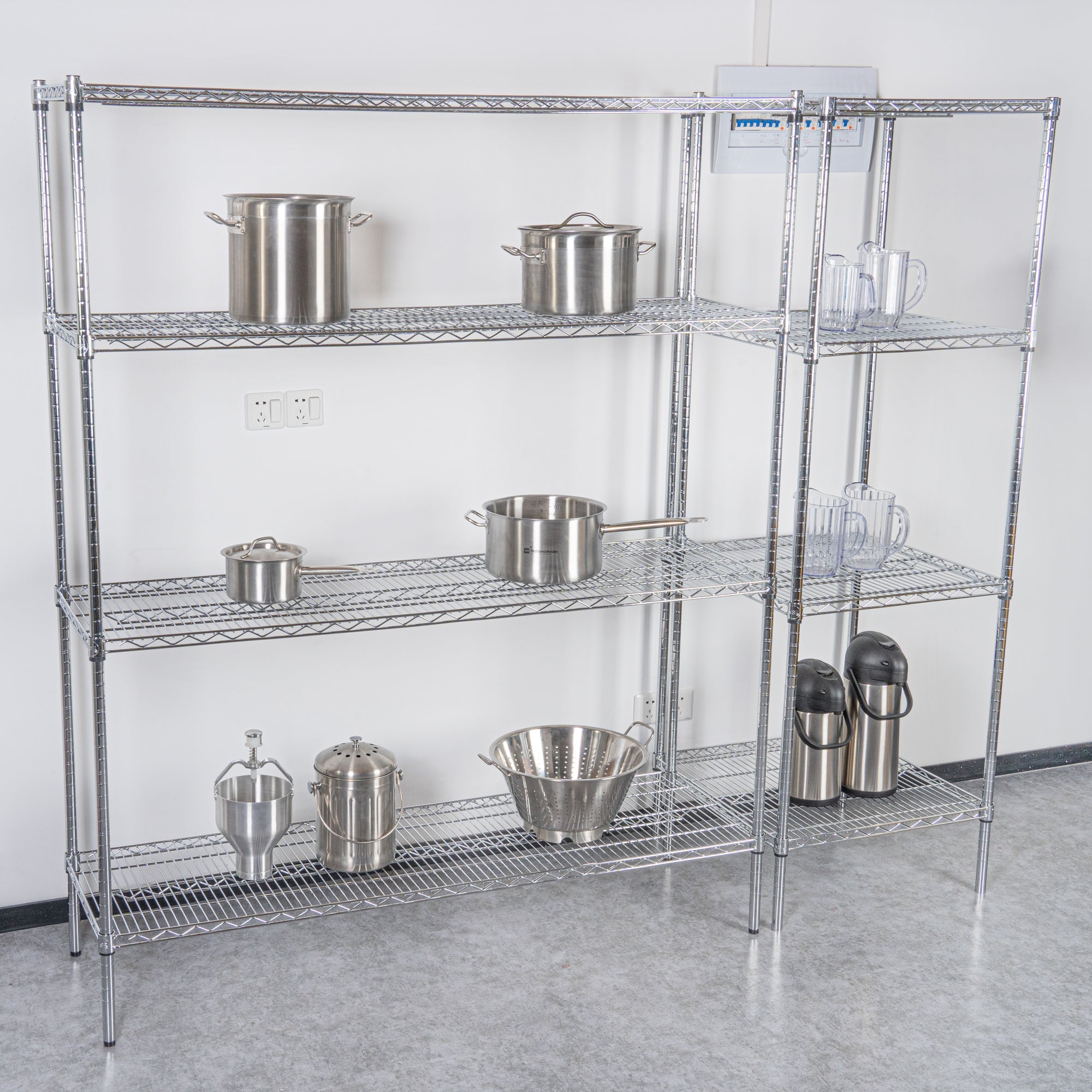 Chef 101 NSF Chrome Shelf - 18" x 60" - 4 count box