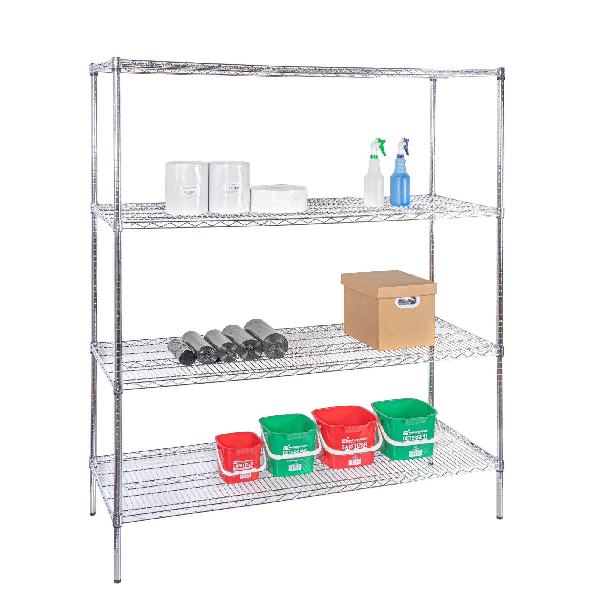 Chef 101 NSF Chrome Shelf - 24" x 60" - 4 count box