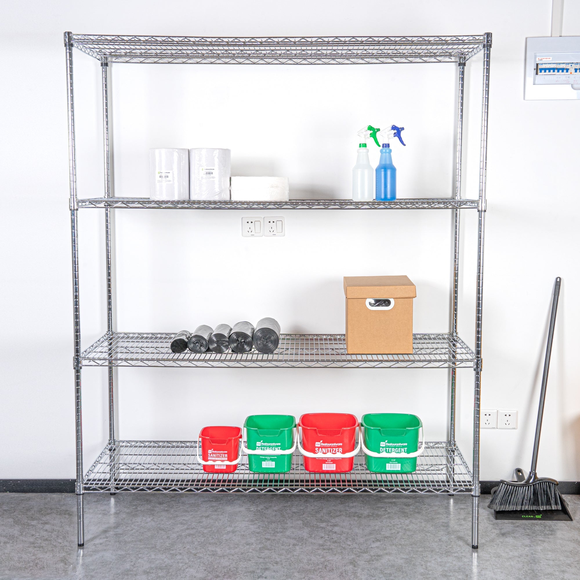 Chef 101 NSF Chrome Shelf - 24" x 60" - 4 count box