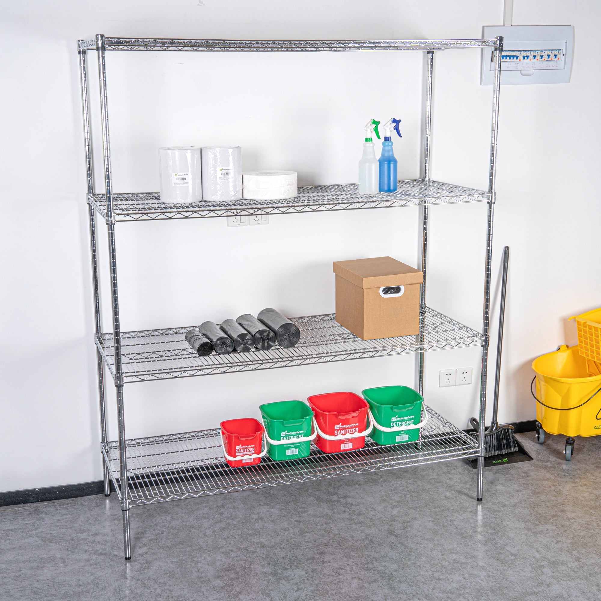 Chef 101 NSF Chrome Shelf - 24" x 60" - 4 count box
