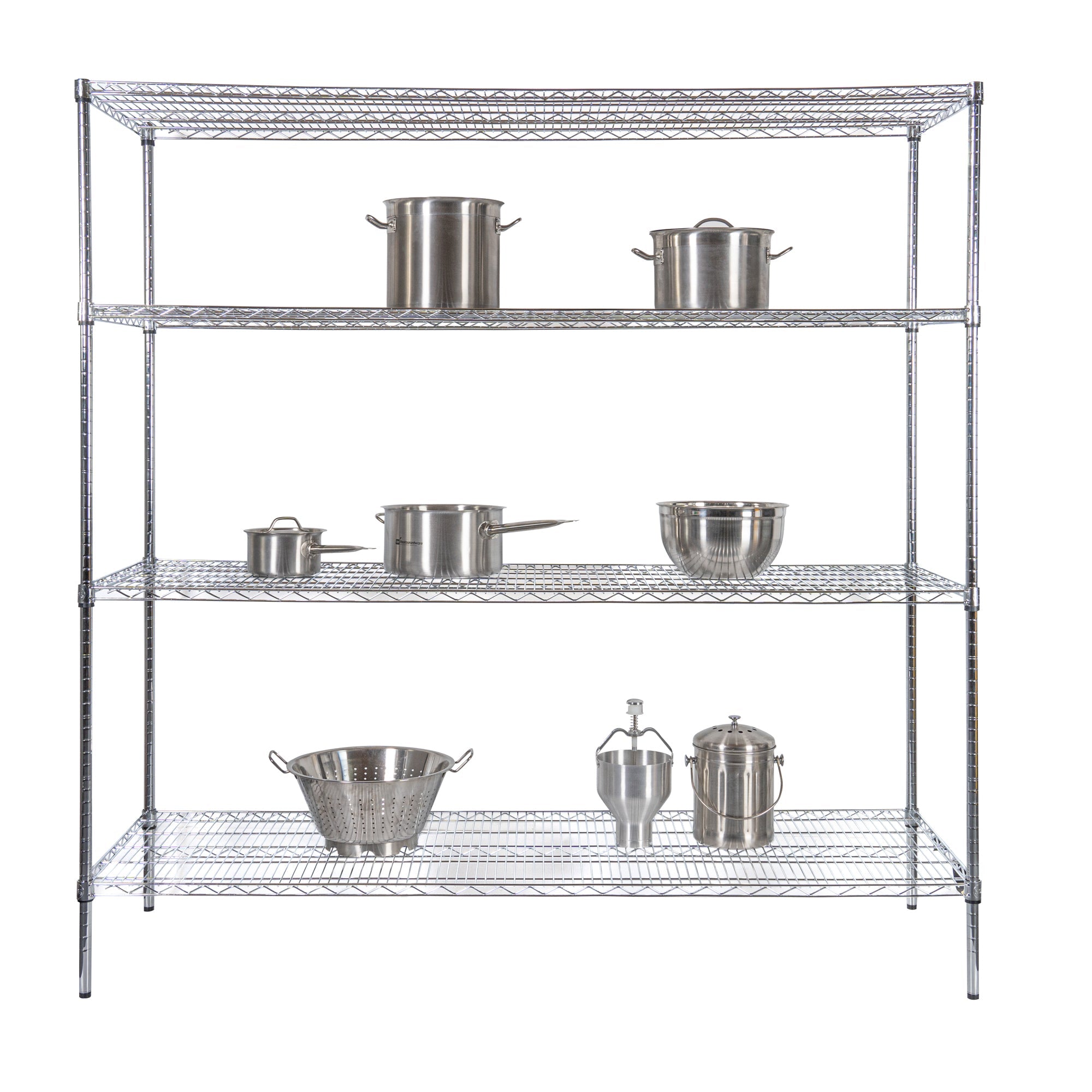 Chef 101 NSF Chrome Shelf - 24" x 72" - 4 count box