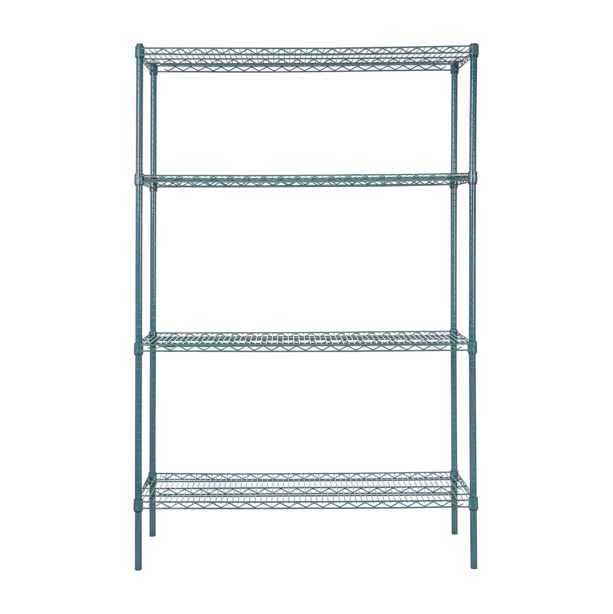 Chef 101 NSF Green Epoxy Shelf - Corrosion-Resistant - 18" x 48" - 4 count box