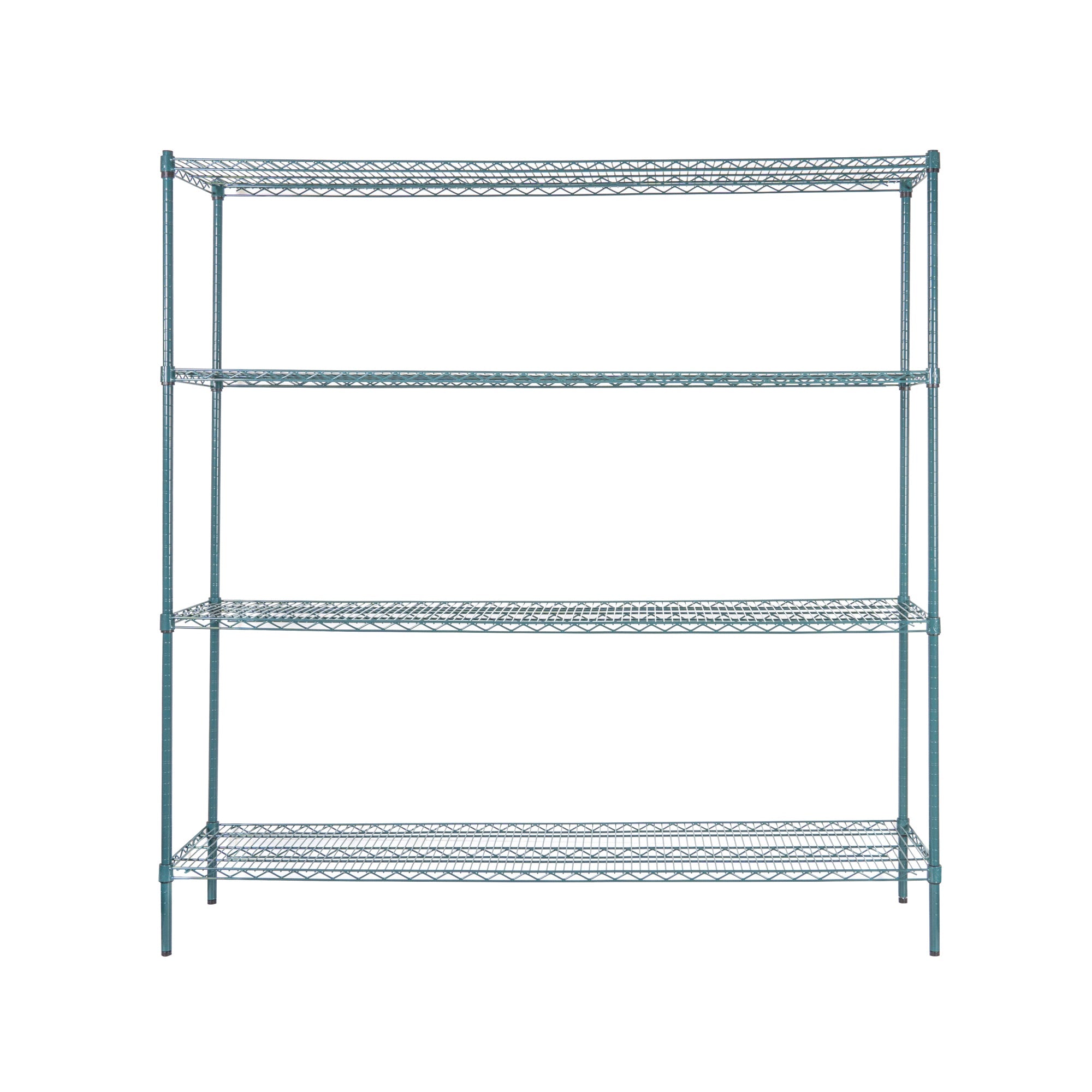 Chef 101 NSF Green Epoxy Shelf - Corrosion-Resistant - 18" x 72" - 4 count box