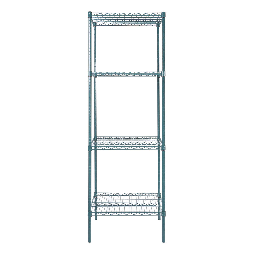 Chef 101 NSF Green Epoxy Shelf - Corrosion-Resistant - 24" x 24" - 4 count box