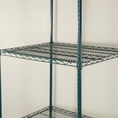 Chef 101 NSF Green Epoxy Shelf - Corrosion-Resistant - 24" x 30" - 4 count box