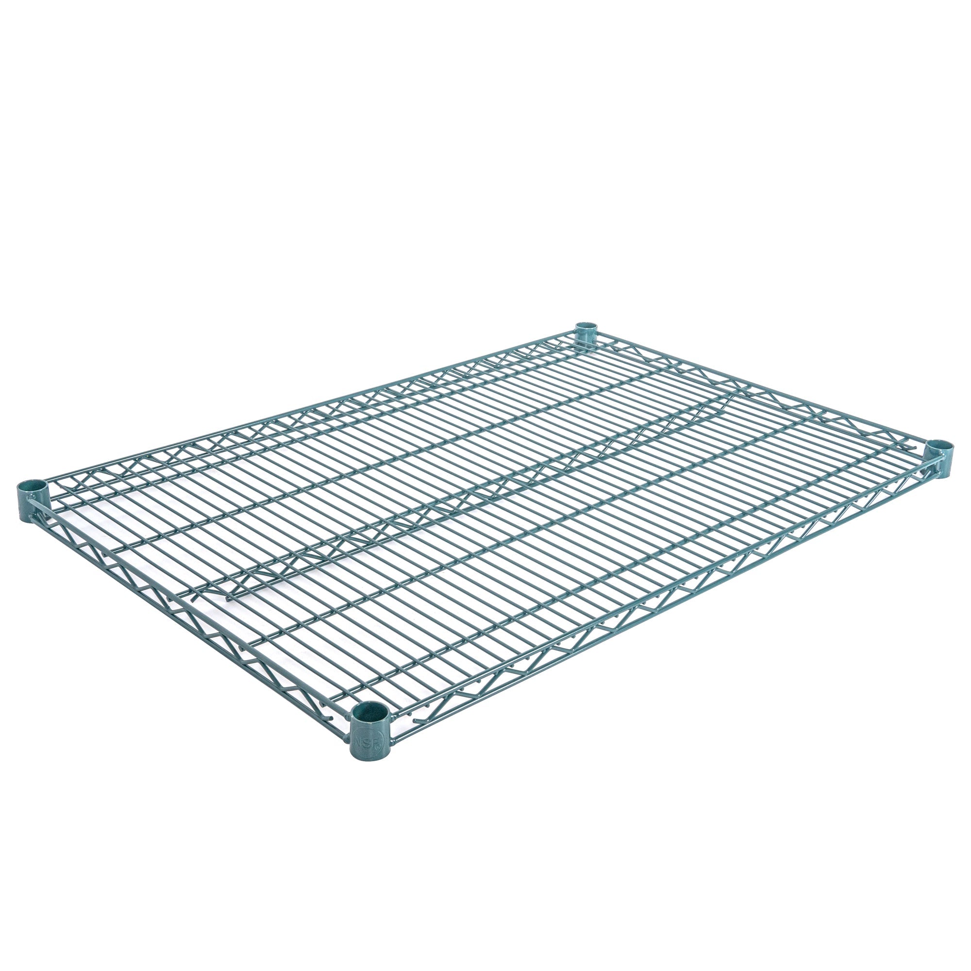 Chef 101 NSF Green Epoxy Shelf - Corrosion-Resistant - 24" x 36" - 4 count box