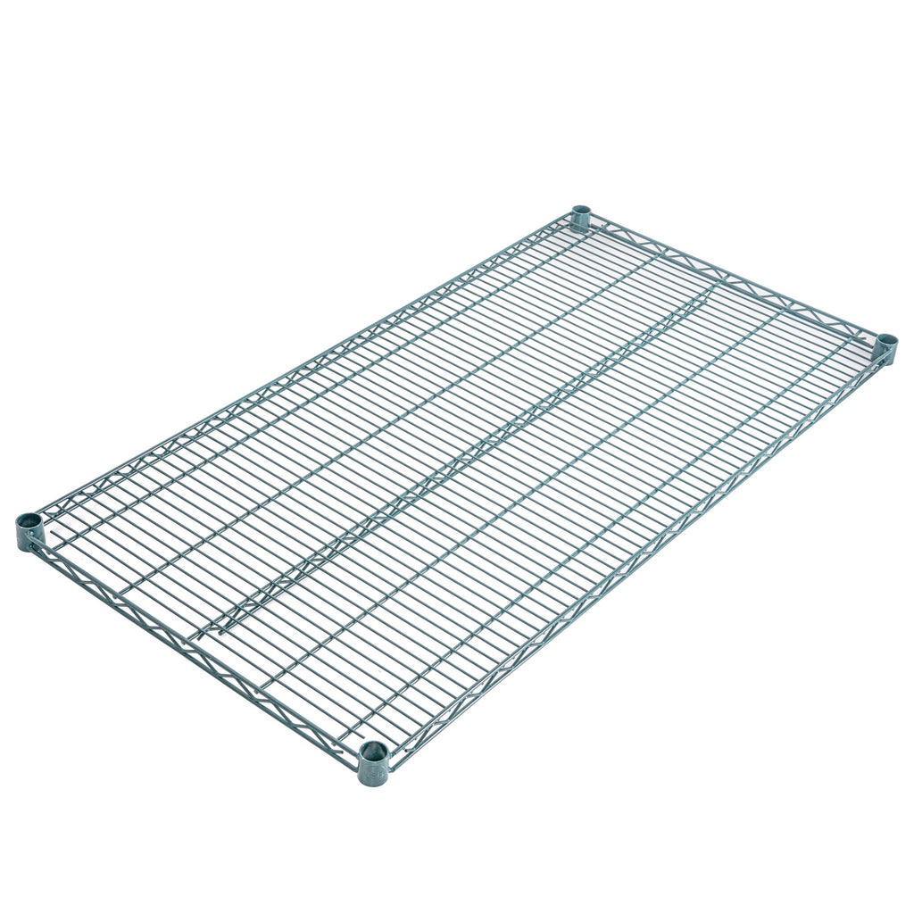 Chef 101 NSF Green Epoxy Shelf - Corrosion-Resistant - 24" x 48" - 4 count box